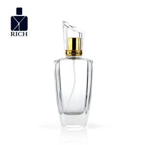 100Ml Trapezoid Perfume Bottles With Pump For Perfume Packaging