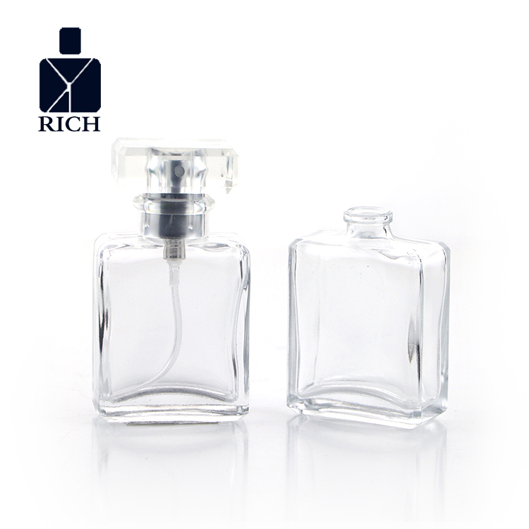 China Gold Supplier for Blue Glass Perfume Bottle - 20ml Flat Square Glass Perfume Bottle – Zeyuan