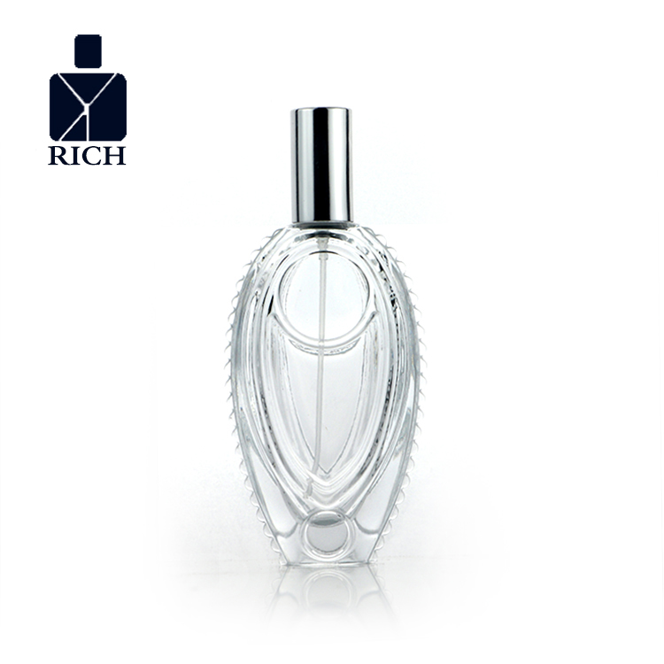 Manufacturing Companies for Perfume Bottle Cap - Custmized 60ml Embossed Perfume Bottle – Zeyuan