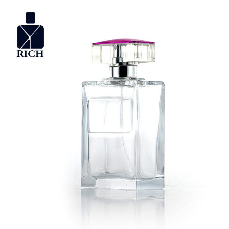 Manufacturer for Perfume Bottle Company - 80ML Polished Square Perfume Bottles With Acrylic Cap – Zeyuan