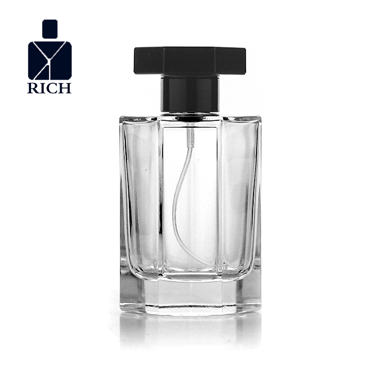 Good Quality Light Blue Perfume Bottle -Private Logo Heptagon Parfum Cologne Spray Perfume Bottle 100ml – Zeyuan