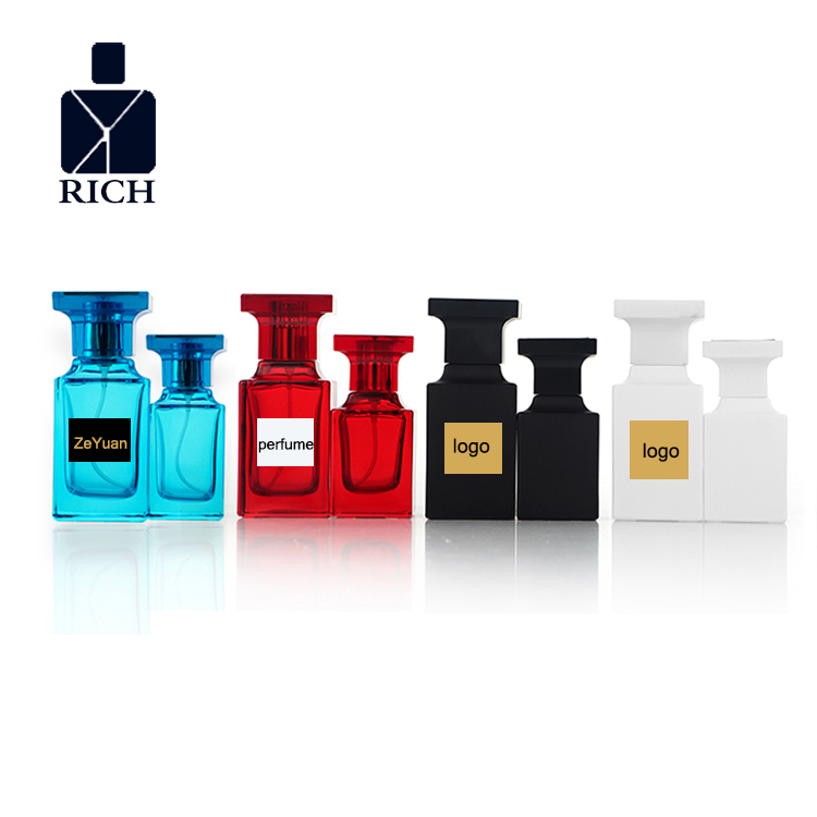 Low price for Perfume Yellow Bottle - TF Square Shape Glass Cologne Perfume Bottles – Zeyuan