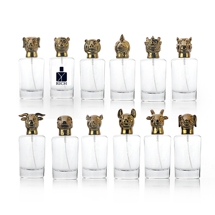 Animal Head Cap Beautiful Perfume Bottles For Sale