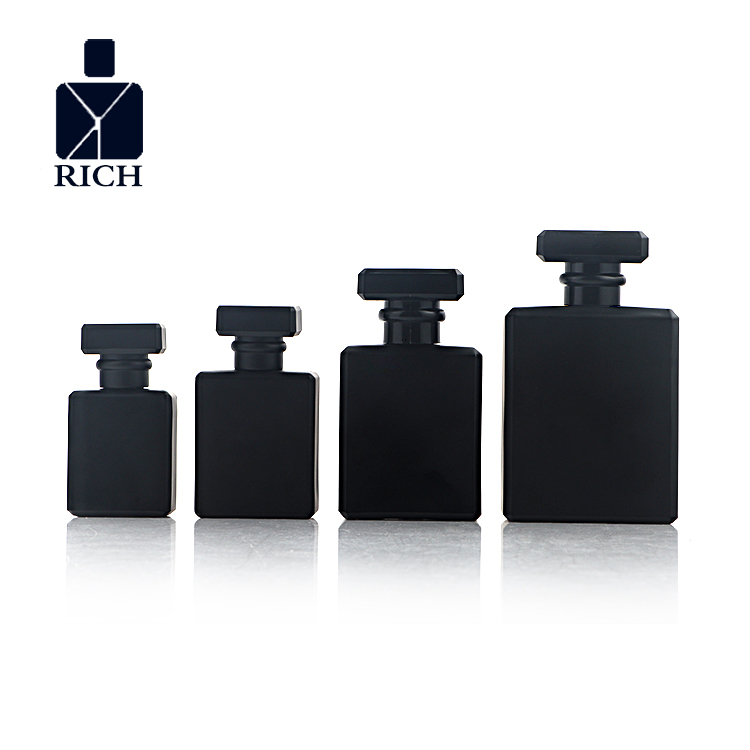 Factory best selling Buy Empty Perfume Bottles - Cologne Black Square Perfume Bottles Wholesale – Zeyuan
