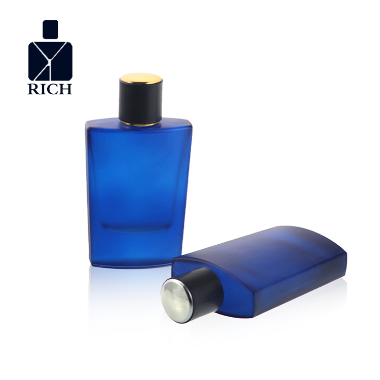 50ml Trapezoidal Perfume Bottle Blue