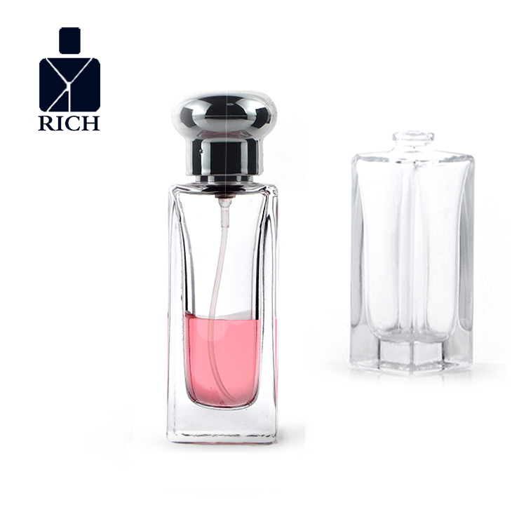 2021 High quality Refillable Perfume Bottle - 30ml Clear Empty Glass Perfume Bottle – Zeyuan