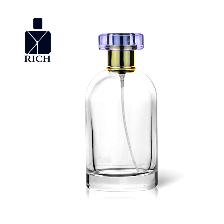Cheap PriceList for White Perfume Bottle - Cylinder Perfume Bottles 50ml Clear – Zeyuan