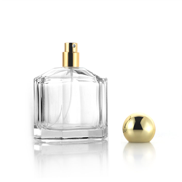 OEM Customized Perfume Spray Pump - 100ml Square Cologne Glass Spray Bottle – Zeyuan detail pictures