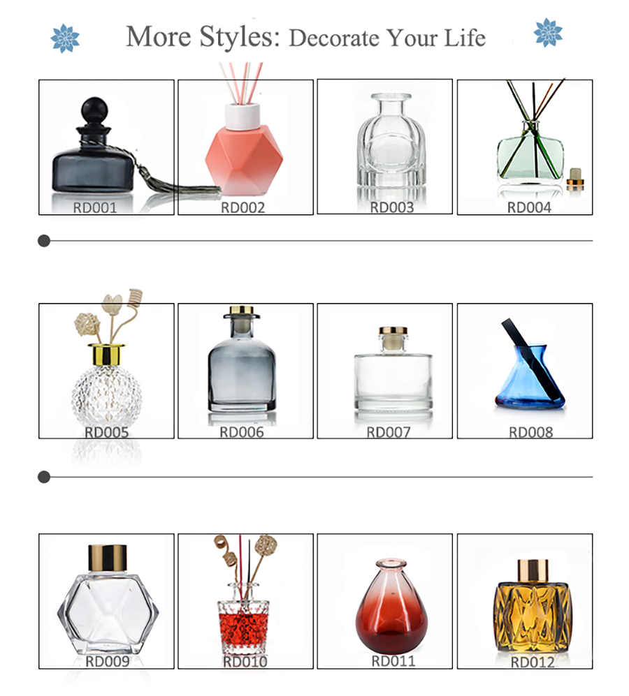 diffuser bottles glass