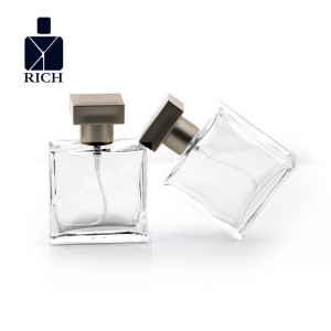 25ml Classic Square Mist Spray Glass Perfume Bottle