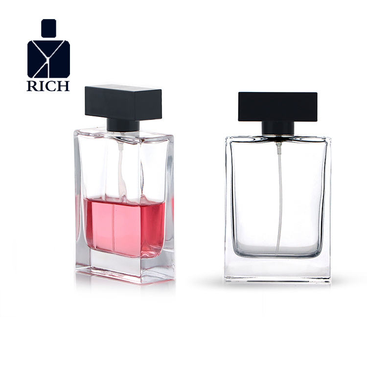 Factory Price For Black And White Perfume Bottle - 100ml Square Cologne Glass Spray Bottle – Zeyuan