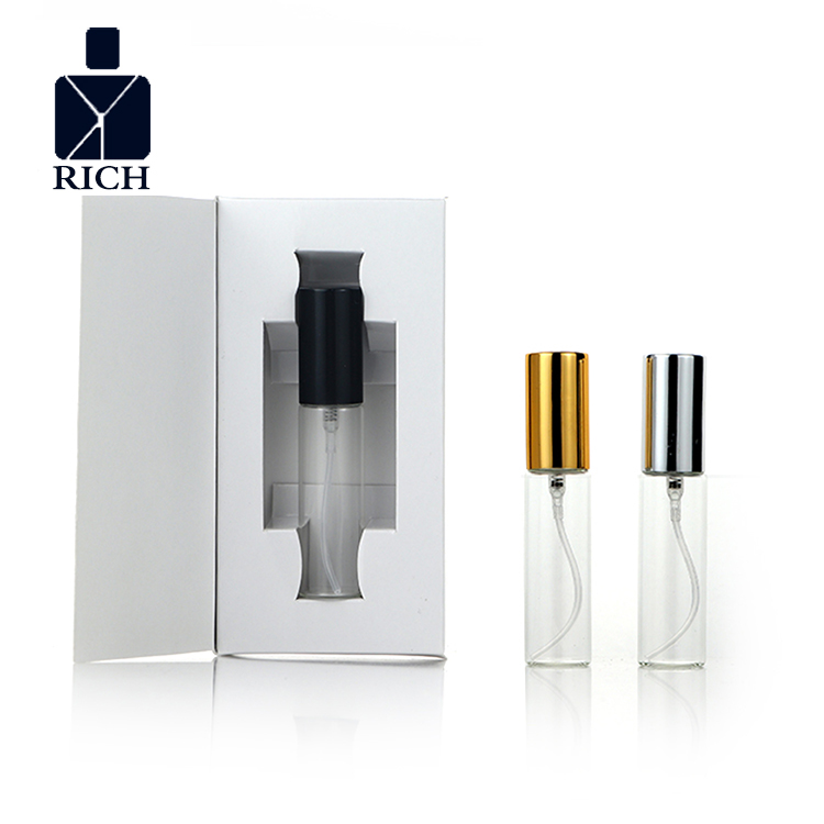 10ml glass perfume bottle with box packaging
