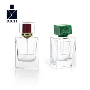 Square Perfume Spray Bottle 50ml With Cap