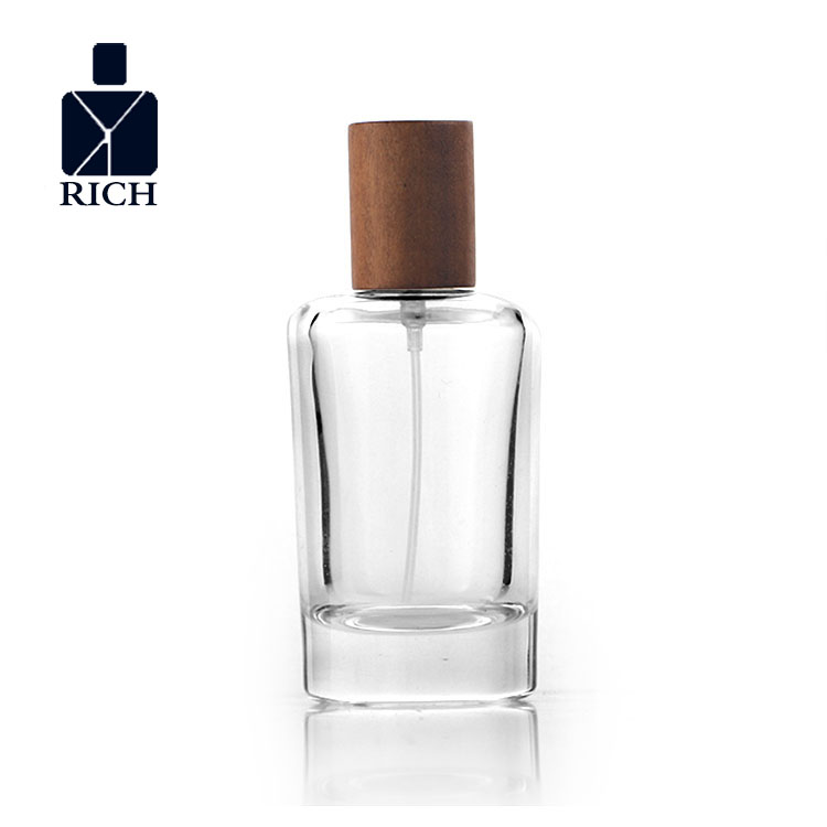 60ml Perfume Glass Bottles With Wooden Cap
