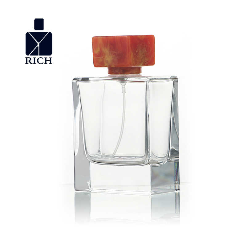 100ml Perfume Bottle Polished With Resin Lid