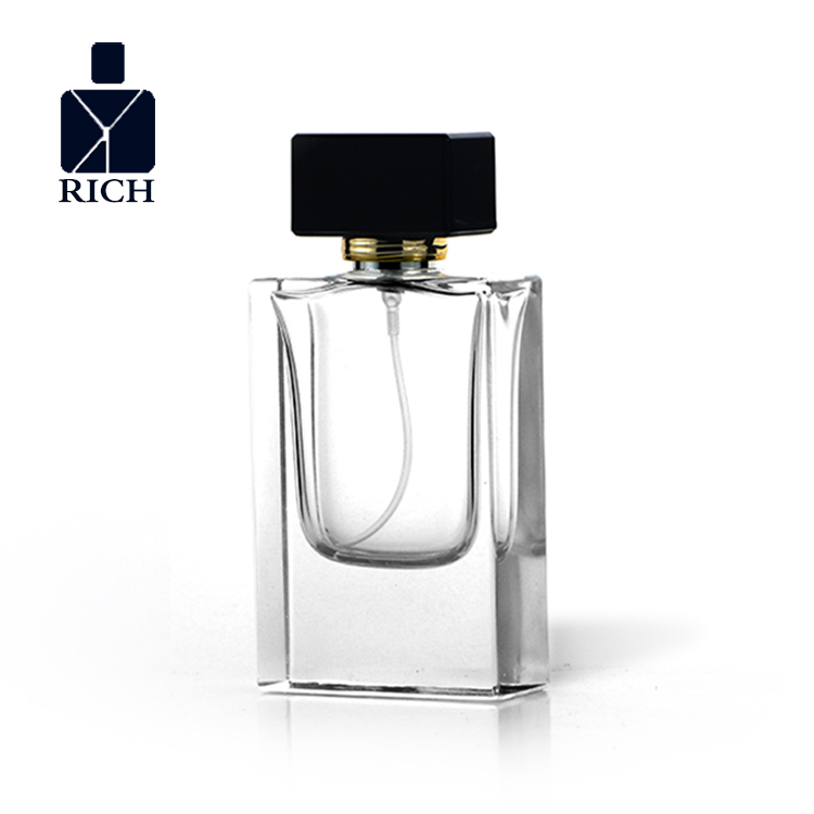 OEM Customized Pink Square Perfume Bottle - 30ML Clear Polished Rectangle Perfume Bottle– Zeyuan