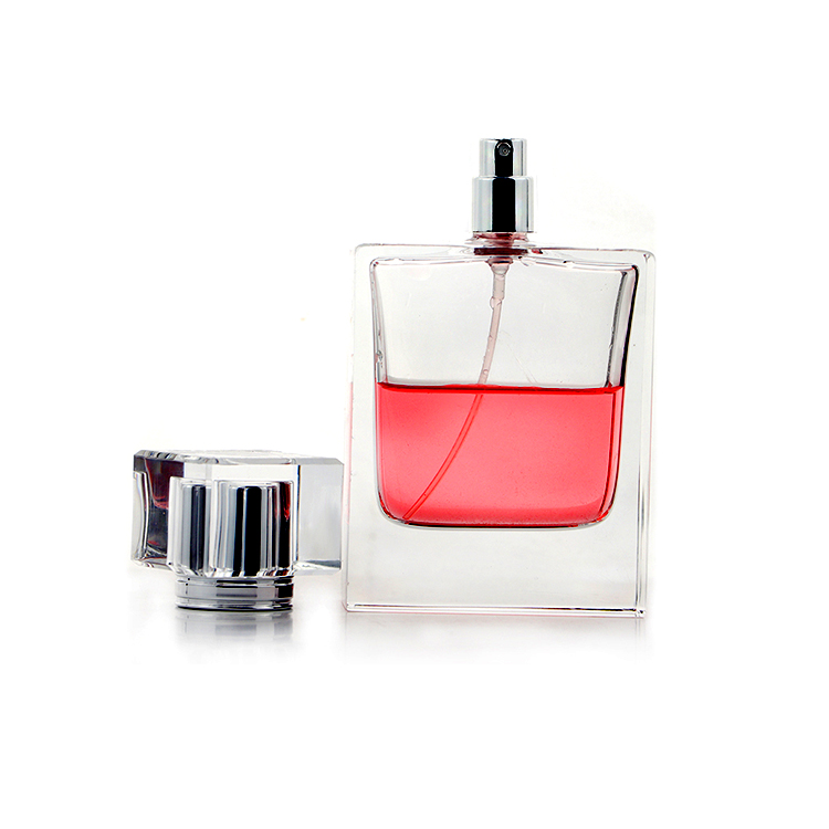 square polished fragrance bottles